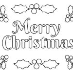 Christmas coloring book printable