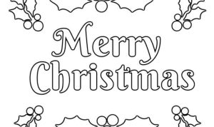 Christmas coloring book printable