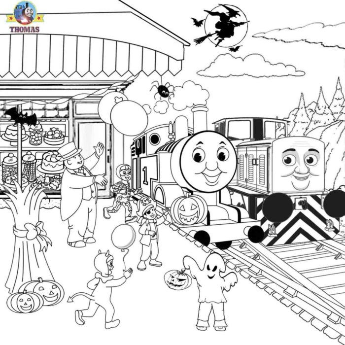 Thomas and friends coloring book