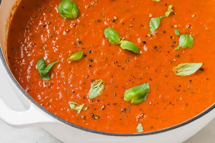 Basil tomato soup recipe