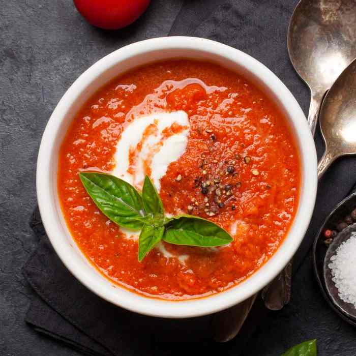 Basil tomato soup recipe