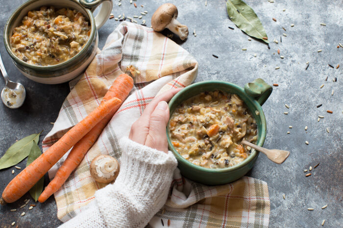 Wild rice turkey soup recipe