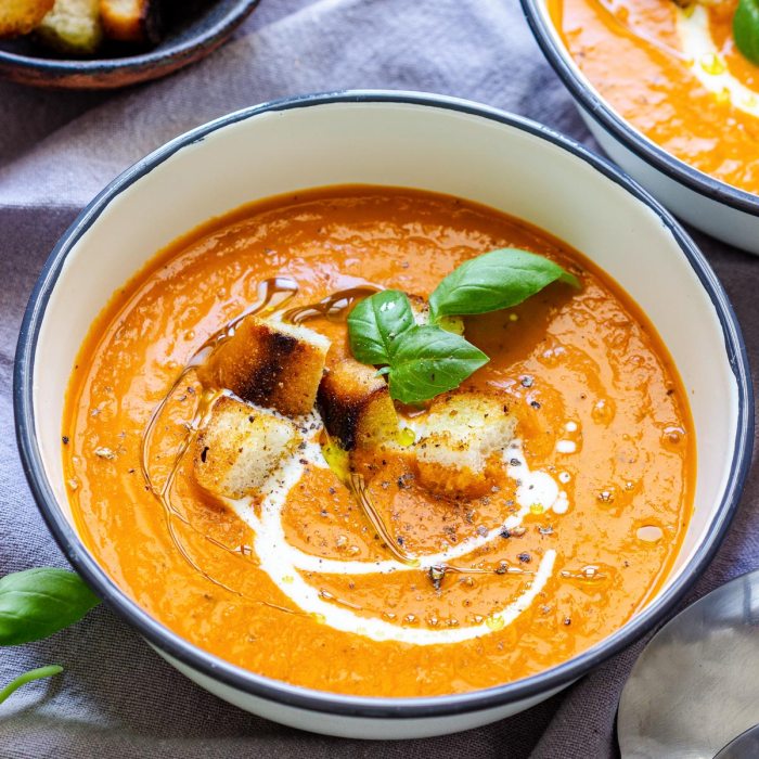 Basil tomato soup recipe