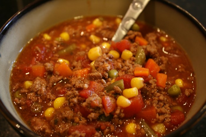 Beef vegetable soup recipe easy