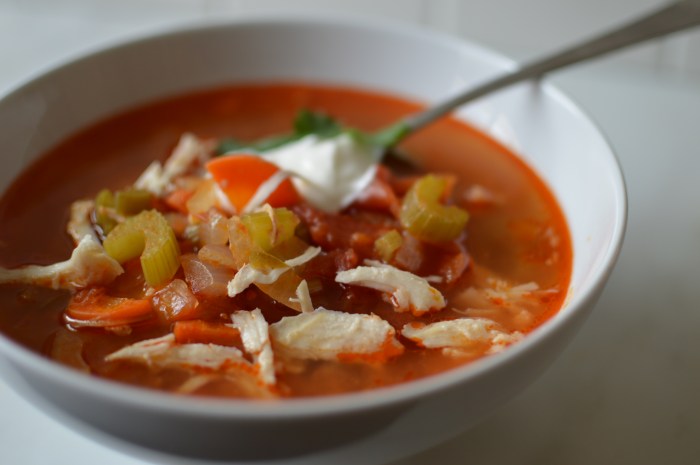 Buffalo wing soup recipe