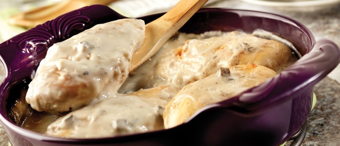 Baked chicken mushroom soup recipe